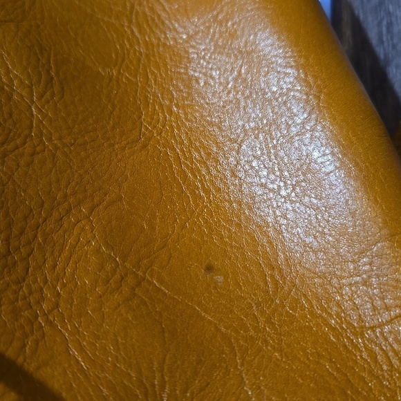 DIVINA FIRENZE ITALIAN Orange LEATHER CROSSBODY SHOULDER HANDBAG - Picture 6 of 15